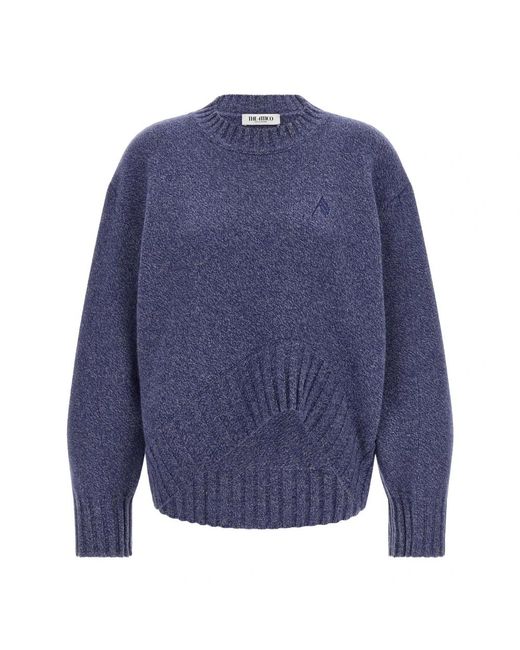 The Attico Blue Round-Neck Knitwear