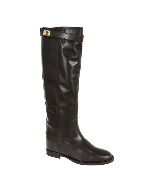 Via Roma 15 Black High Boots