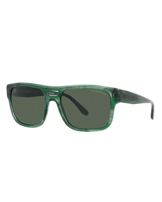 Emporio Armani Green Sunglasses