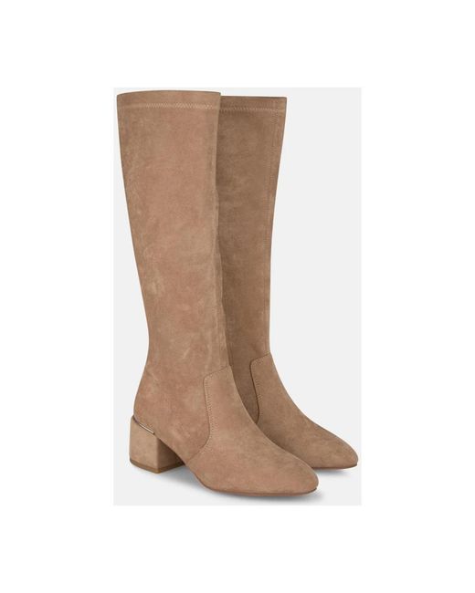 Alma En Pena. Brown Heeled Boots
