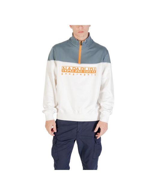 Napapijri Zip-Throughs in het Blue voor heren