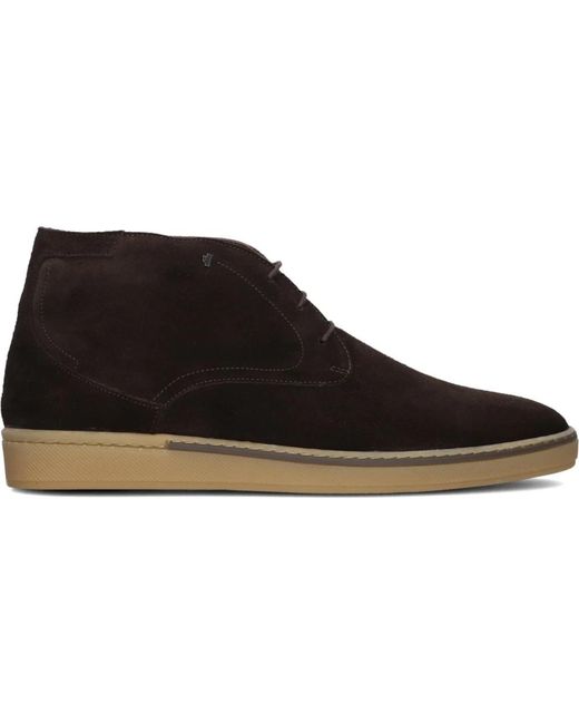 van Bommel Lace-Up Boots in het Black voor heren