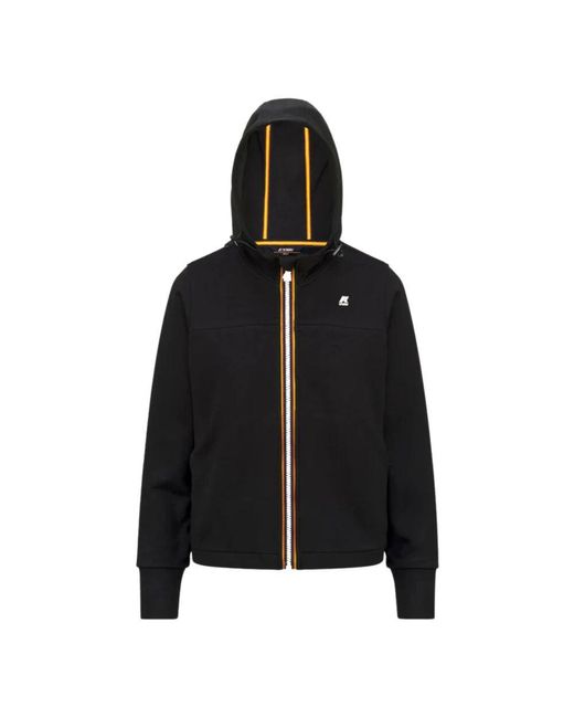 K-Way Black Zip-Throughs