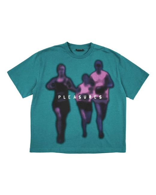 T-Shirts Pleasures de hombre de color Green