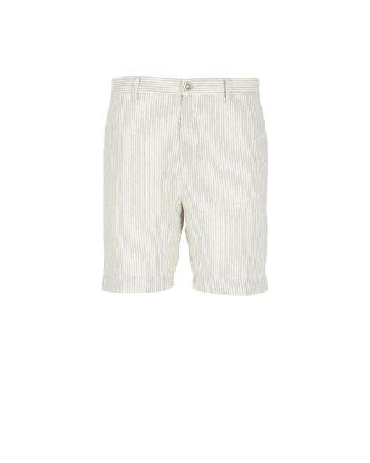 Casual shorts di 120% Lino in Natural da Uomo
