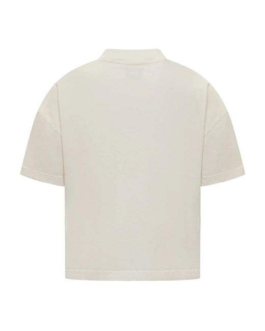 Bonsai Weiße baumwoll-logo-t-shirt oversize in White für Herren