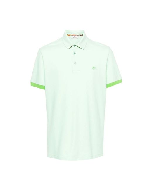 Etro Green Polo Shirts for men