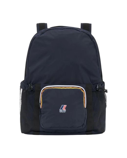 K-Way Blue Backpacks for men
