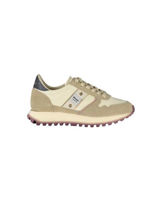 Blauer Schoenen ,Leer Sports Sneaker in het Natural