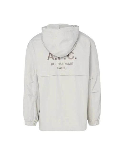 A.P.C. White Light Jackets for men