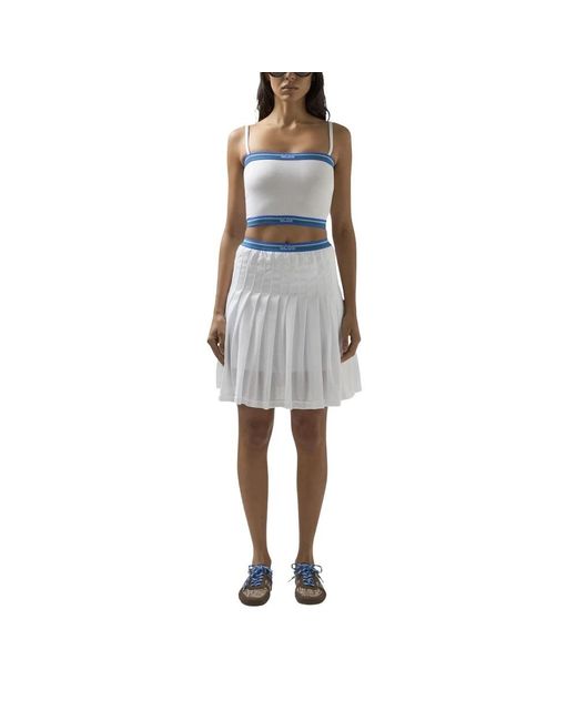 Gcds Gray Short Skirts