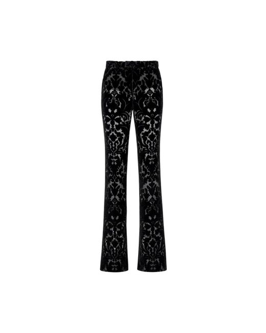 Gucci Black Wide Trousers
