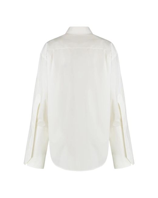 MM6 by Maison Margiela White Shirts