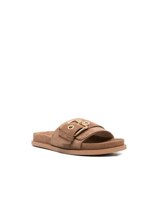 Agl Attilio Giusti Leombruni Brown Sliders
