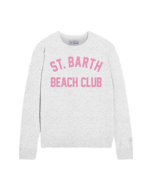 Mc2 Saint Barth White Sweatshirts