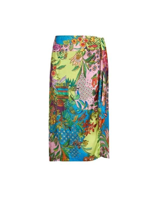 Liu Jo Green Midi Skirts