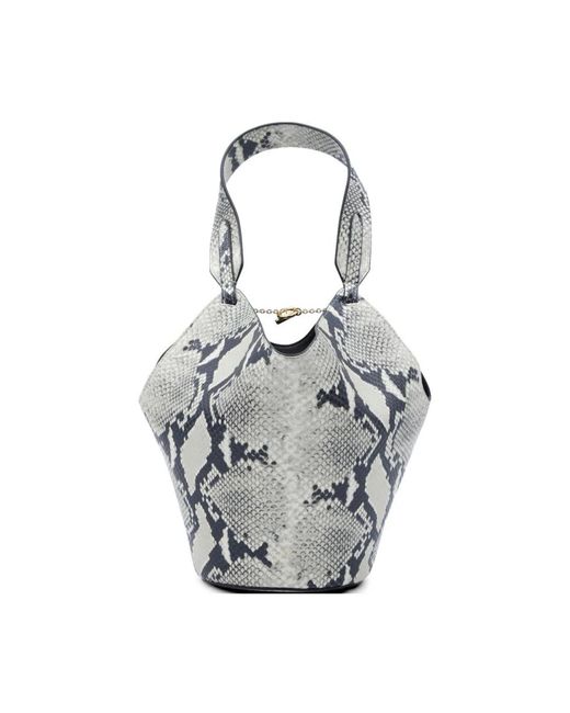 Khaite Metallic Bucket Bags