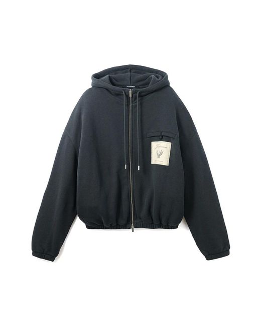 Jacquemus Blue Zip-Throughs for men
