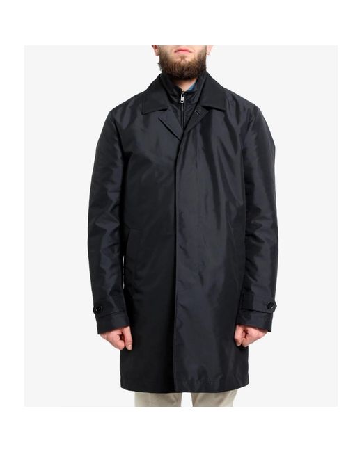 Fay Blue Single-Breasted Coats for men