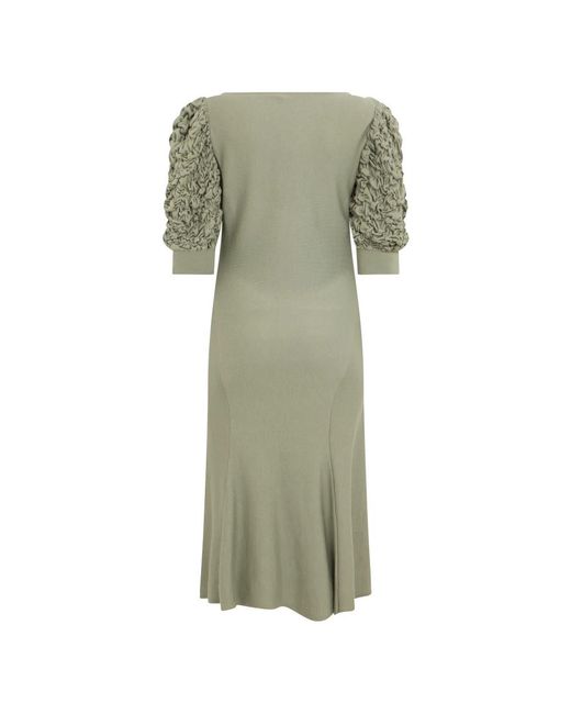 Alberta Ferretti Green Midi Dresses