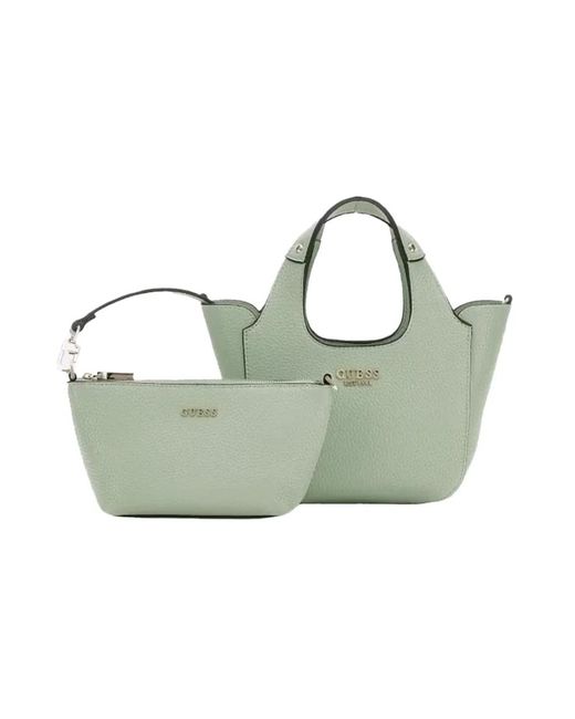 Handbags Guess de color Green