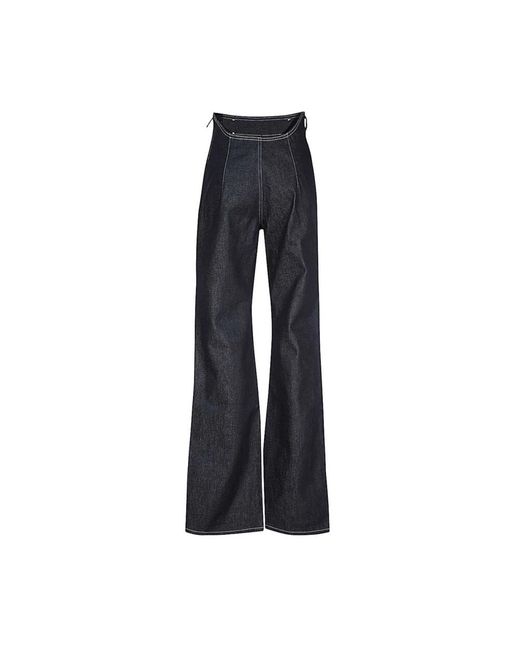Gcds Blue Wide Jeans