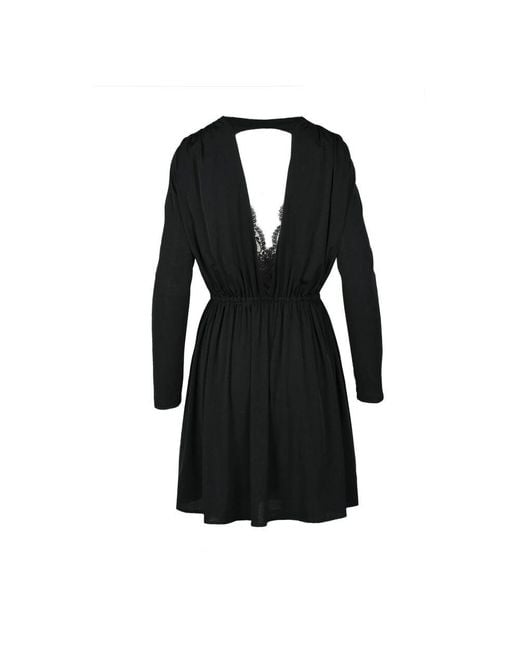 Ermanno Scervino Black Short Dresses