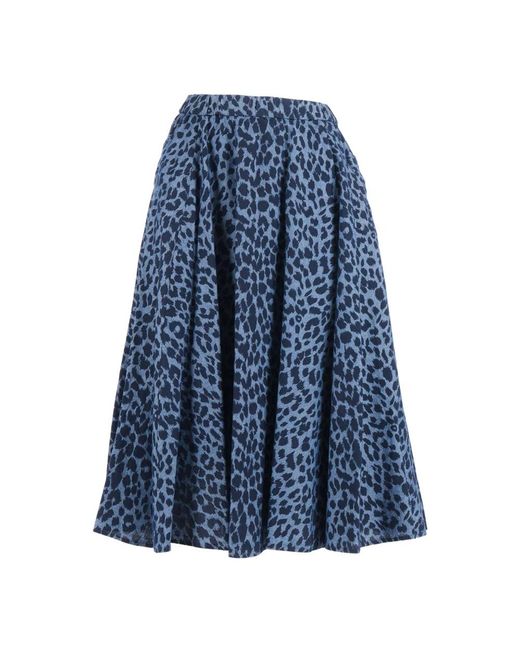 Midi Skirts Aspesi de color Blue