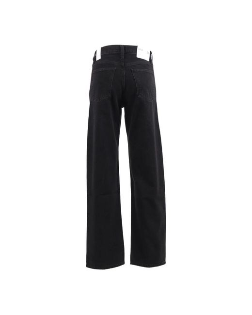 Agolde Black Straight Fit Jeans