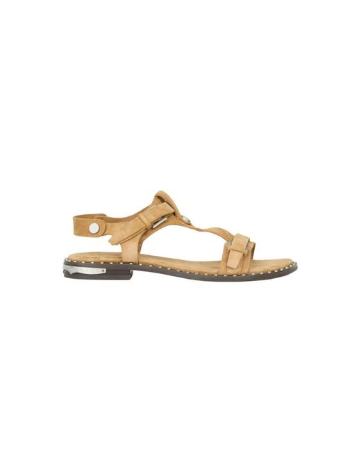 Ash Metallic Flat Sandals