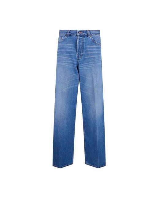 Haikure Blue Straight Fit Jeans