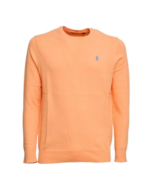 Polo Ralph Lauren Orange Round-Neck Knitwear for men