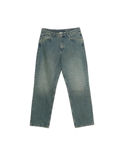 Daily Paper Blue Straight Fit Jeans for men