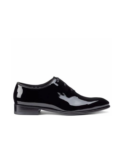 Santoni Black Dress Shoes for men