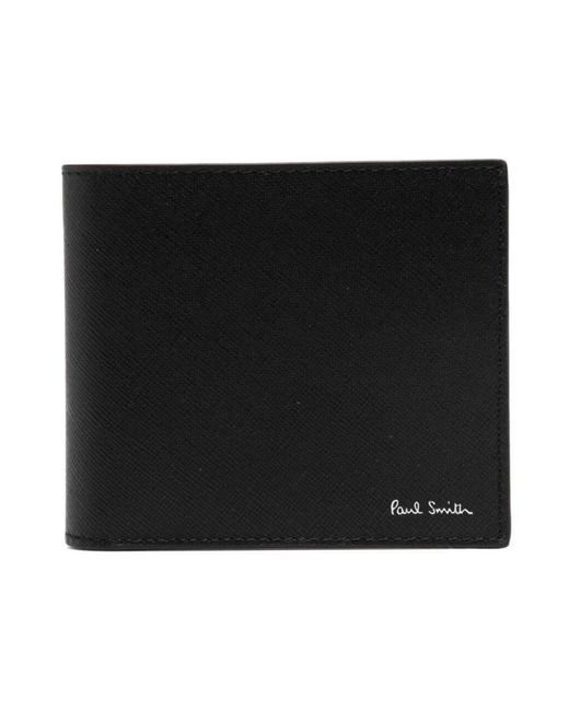 Paul Smith Accessoires ,Zwart ,Billfold Coin Wallet in het Black voor heren