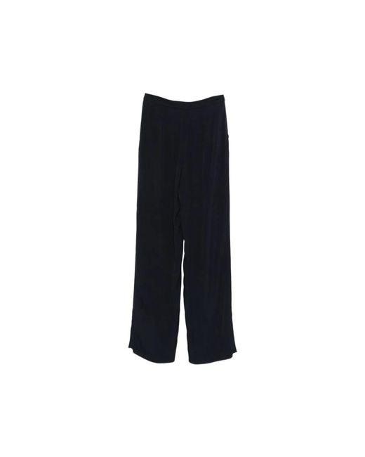Emporio Armani Blue Wide Trousers
