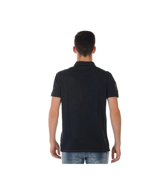 Armani Jeans Black Polo Shirts for men