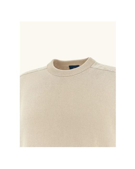 Paul & Shark White Crew‑Neck Sweater for men