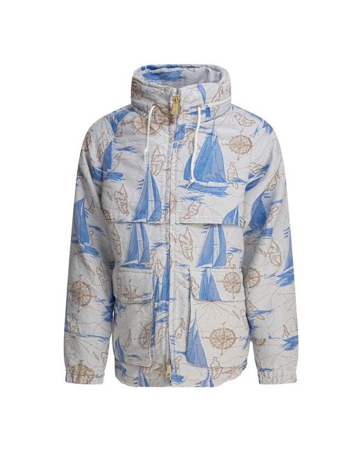 Beams Plus Light Jackets in het Blue voor heren