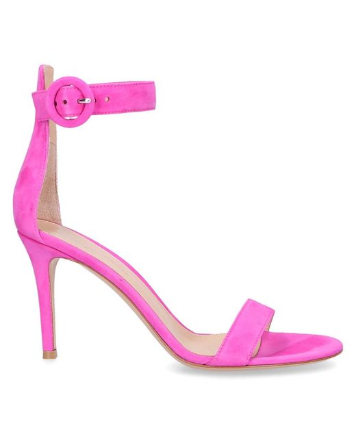 Gianvito Rossi Pink High Heel Sandals