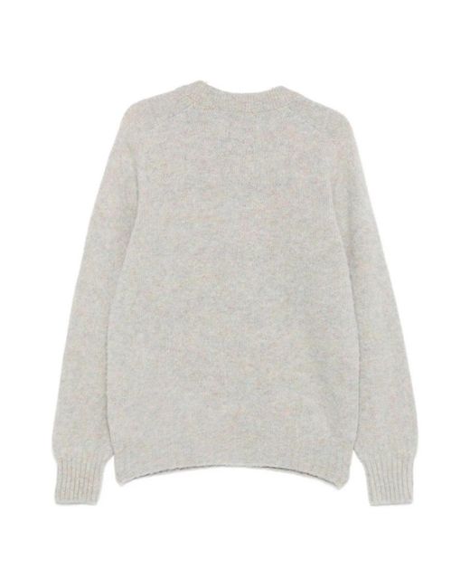 Howlin' By Morrison White V-Neck Knitwear for men