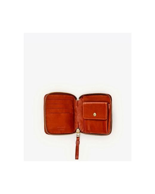 Cala & Jade Red Iggi Kleines Quadratisches Portemonnaie