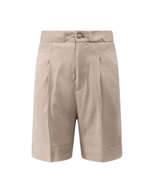Hevò Gray Casual Shorts
