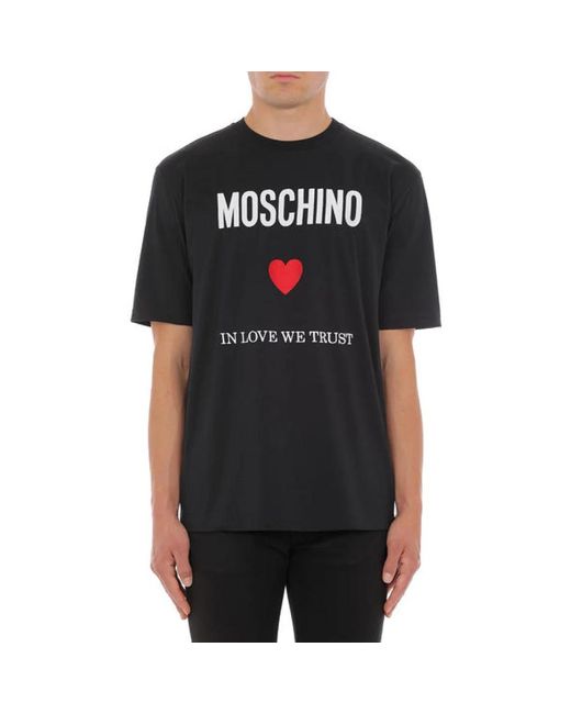 Moschino Black T-Shirts for men