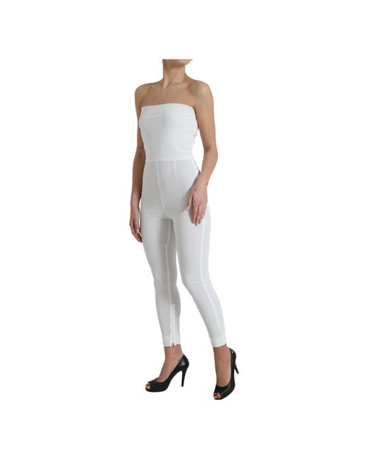 Dolce & Gabbana White Jumpsuits