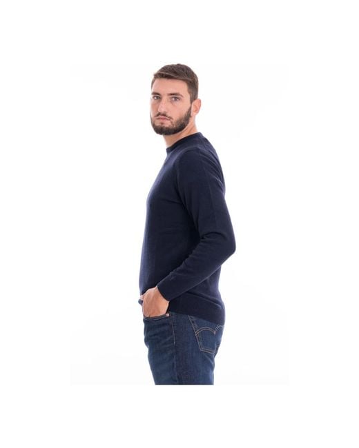Barbour Pullover Van Wol in het Blue voor heren