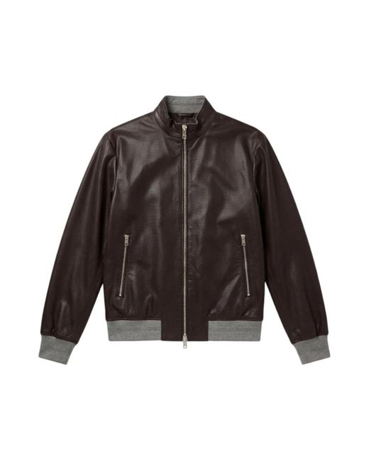 Liu Jo Brown Leather Jackets for men