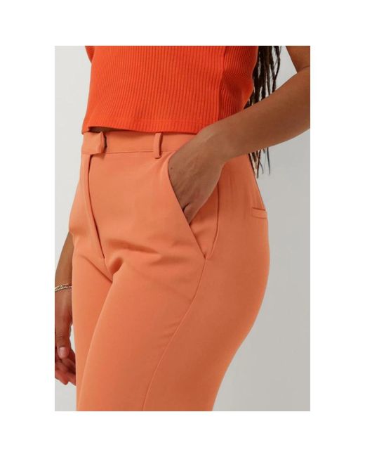 Another Label Broeken ,Oranje ,Polyester Doore Broek in het Orange