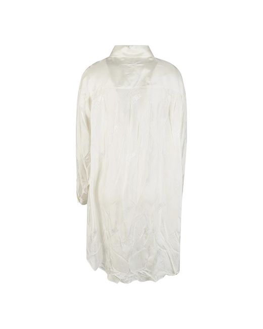 MM6 by Maison Martin Margiela White Shirt Dresses