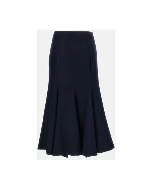 Thelatest Blue Midi Skirts